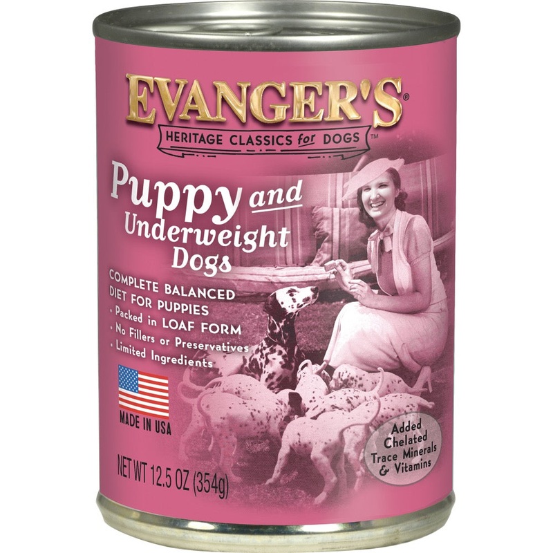 Evanger’s Heritage Classic Puppy Food  12.5oz