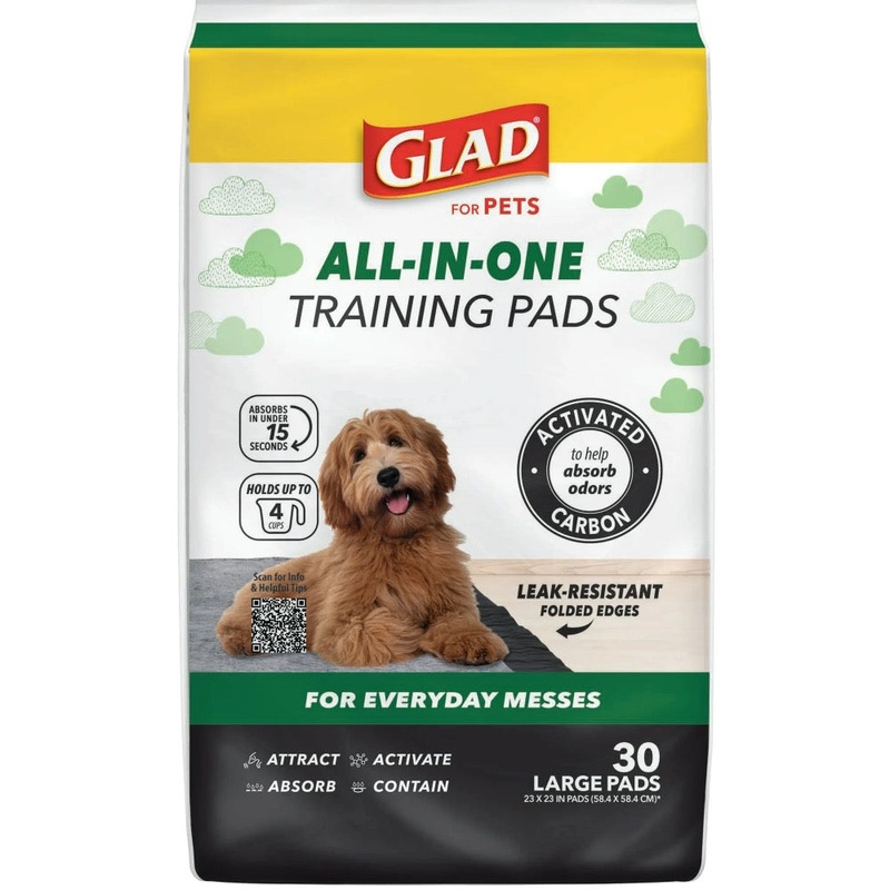 GLAD Training Pads for Puppies & Senior Dogs – 23 x 23