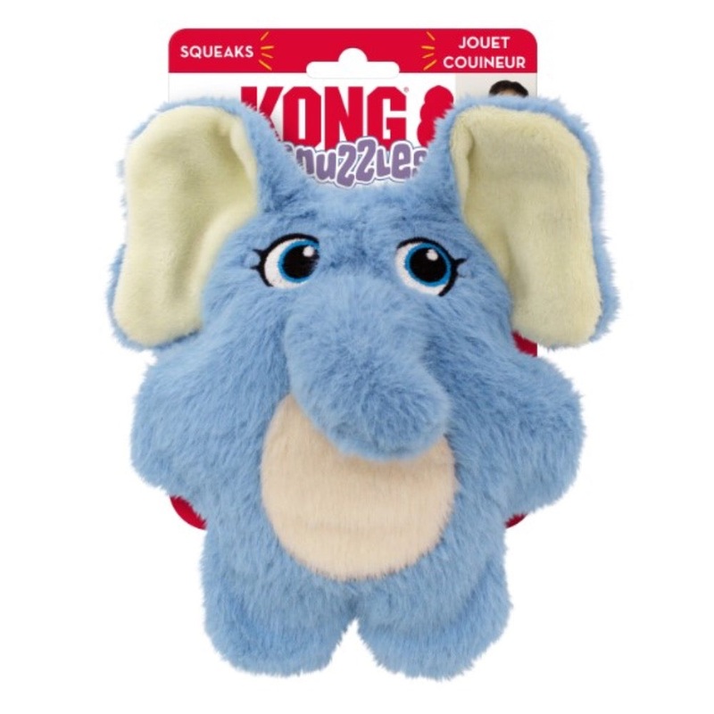 KONG Snuzzles Kiddos Elephant Dog Plush Toy – Small