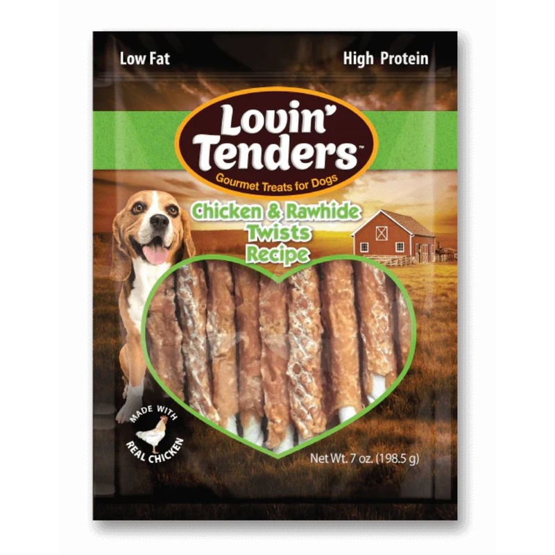 Lovin’ Tenders Chicken & Rawhide Twists