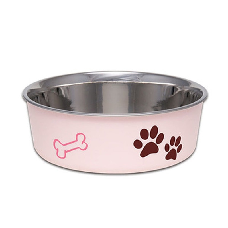 Loving Pets Bella Bowl Stainless Steel Dog Bowl – Paparazzi Pink