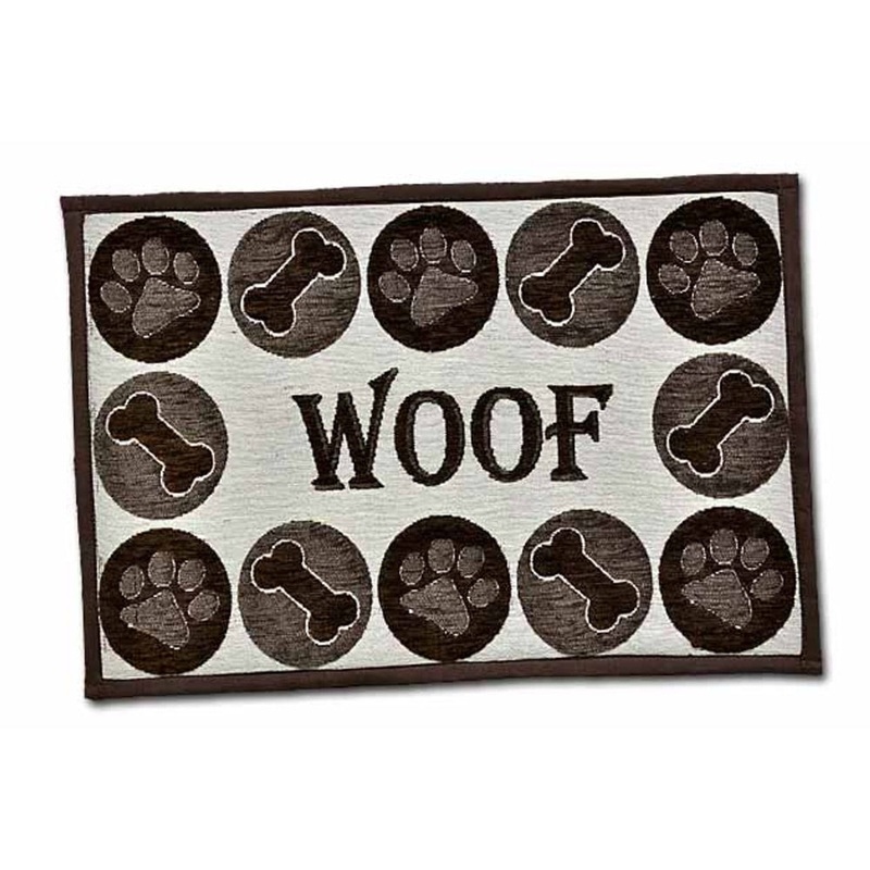 Loving Pets Woof Chenille Fashion Mat