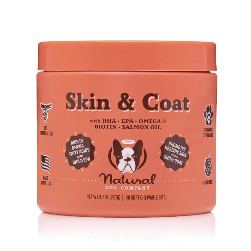 Natural Dog Companys Skin & Coat (90 Chews)