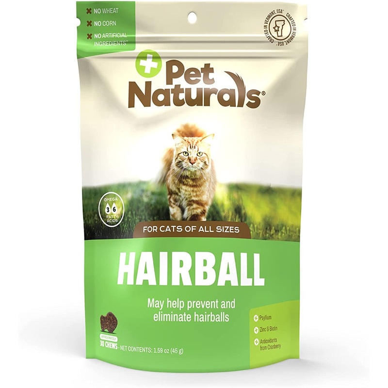 *ON SALE* Pet Naturals HAIRBALL FOR CATS – 30 Chews – Expiring End of July, 2025.