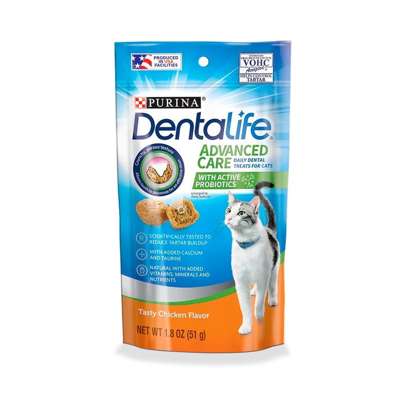 Purina DentaLife Chicken Flavor Dental Cat Treats – 1.8oz