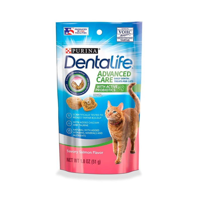 Purina DentaLife Salmon Flavor Dental Cat Treats