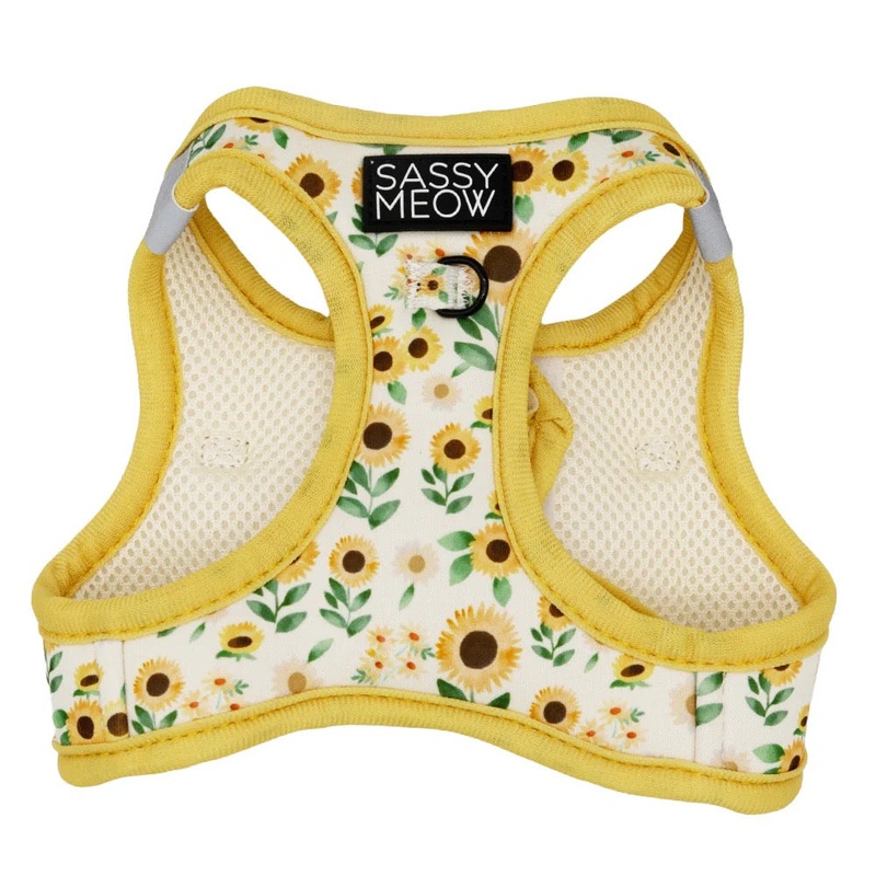 Sassy Meow CAT STEP-IN HARNESS – SUNFLOWER DREAMS