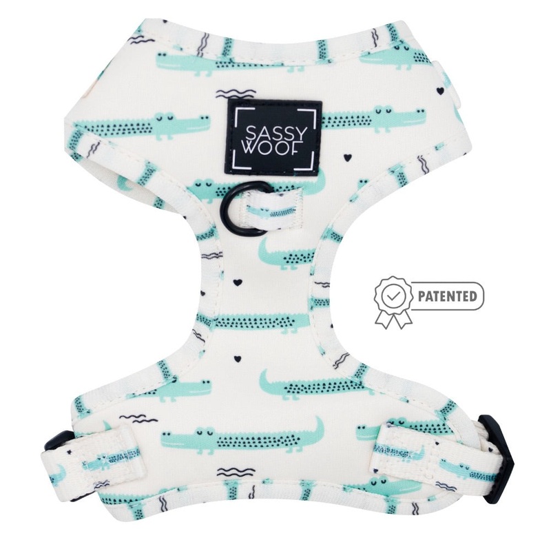 Sassy Woof Adjustable Harness –  ALLIGATOR