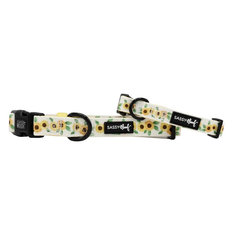 Sassy Woof COLLAR – SUNFLOWER DREAMS