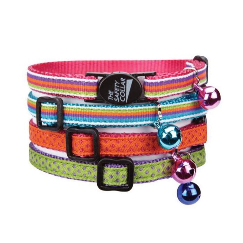 Savvy Tabby Decorative Ribbon Collar 8-12