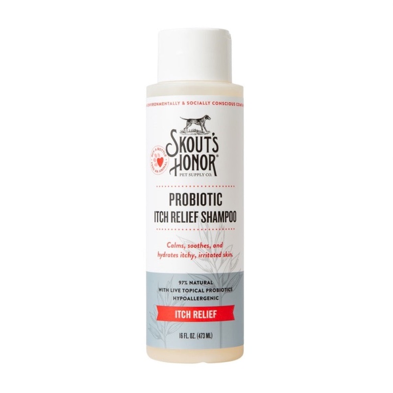 Skout’s Honor Probiotic Shampoo + Conditioner Itch Relief 16 oz