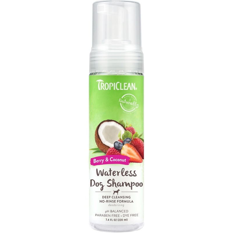 TROPICLEAN WATERLESS DOG SHAMPOO: DEEP CLEANING