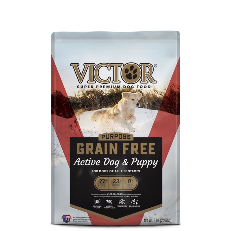 Victor Grain Free Active Dog & Puppy Chow – 30lbs