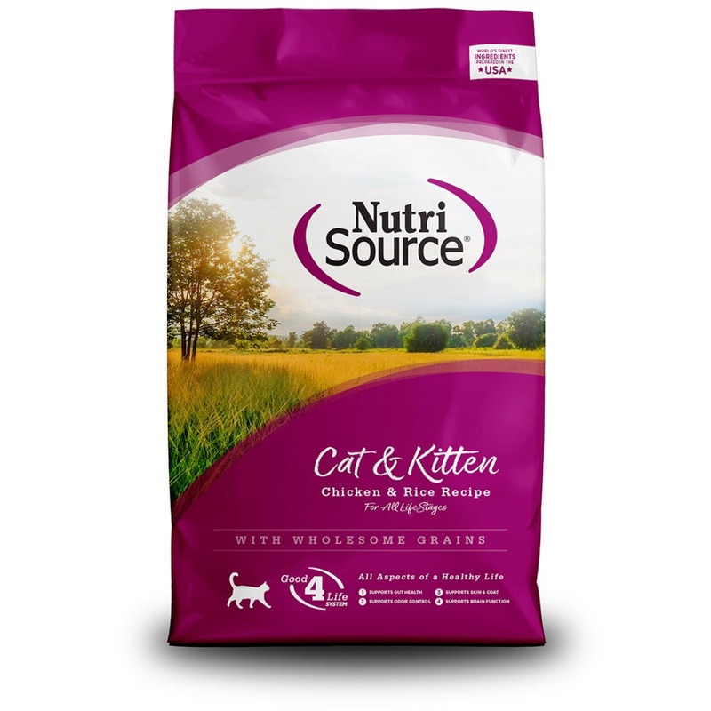Nutrisource Cat & Kitten Chicken & Rice Recipe – 4lb