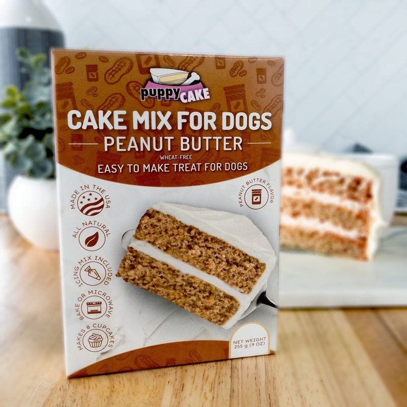 Puppy Cake Mix and Frosting – Peanut Butter (Wheat-Free)