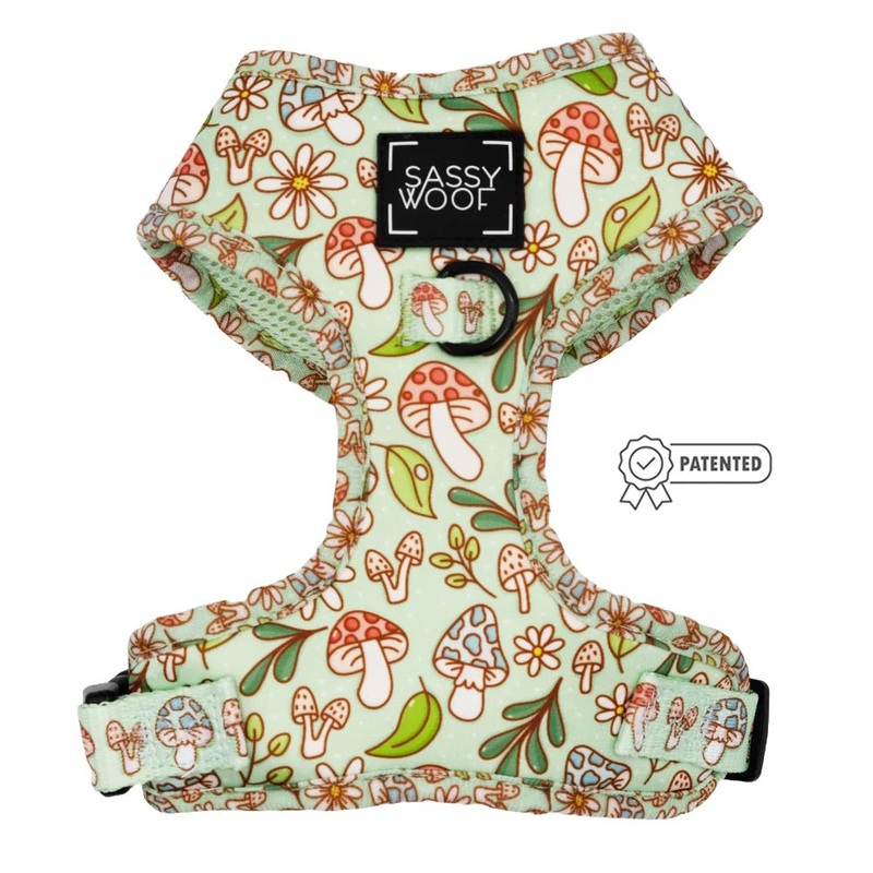 Sassy Woof Dog Adjustable Harness – Shrooms & Blooms