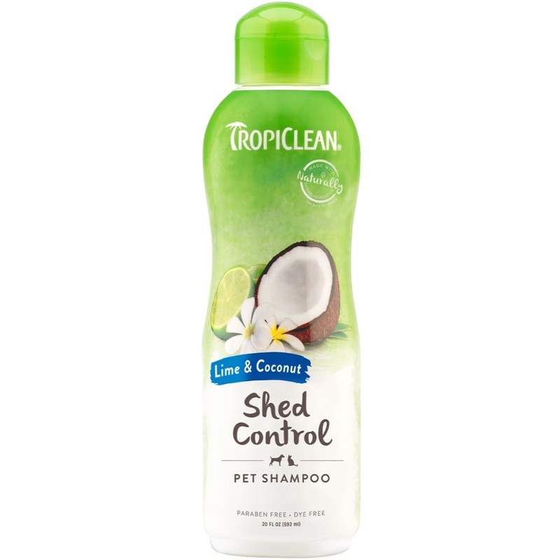 TROPICLEAN LIME & COCONUT SHED CONTROL PET SHAMPOO