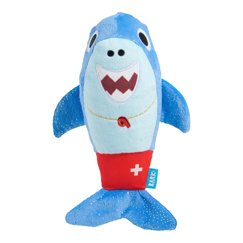 BARK Pool Shark Shane Plush Dog Toy