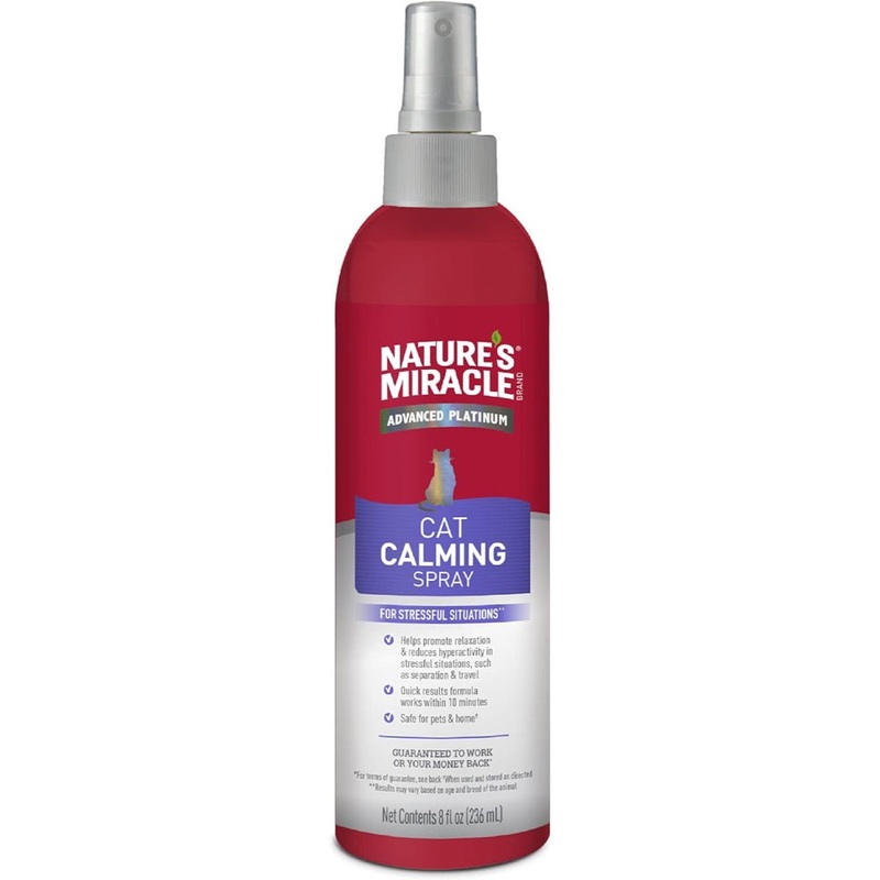 Nature’s Miracle Advanced Platinum Cat Calming Spray – 8oz
