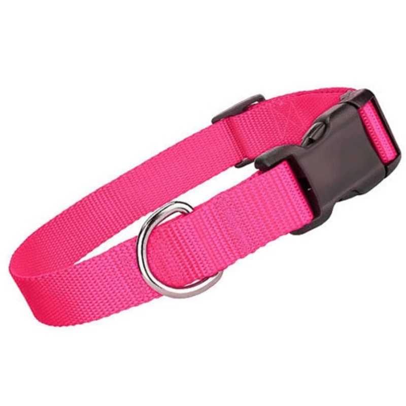 Parisian Pet Nylon Collar – Neon Pink
