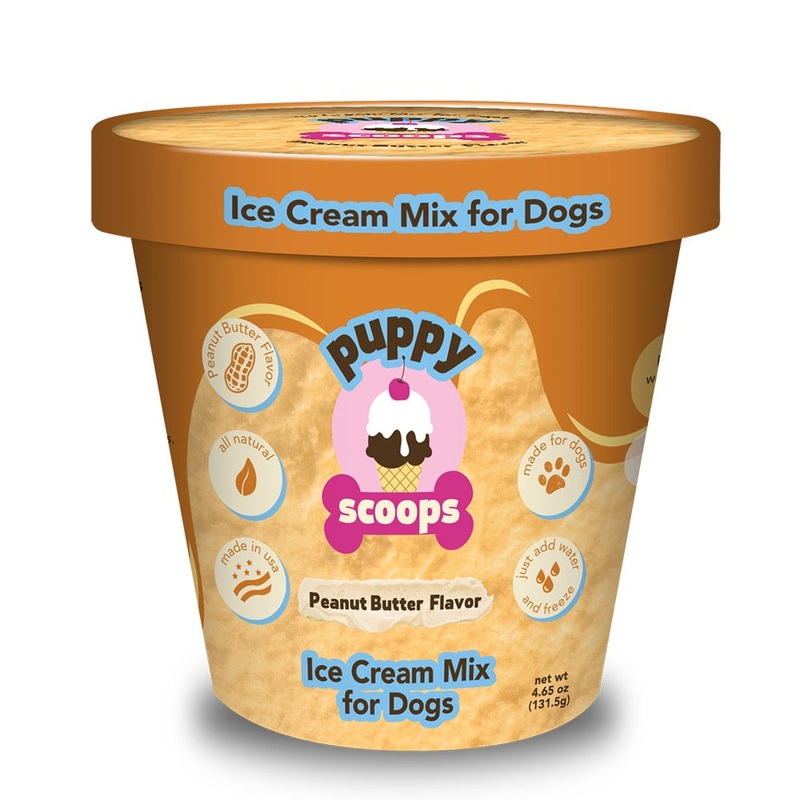 Puppy Scoops Ice Cream Mix – Peanut Butter 16oz