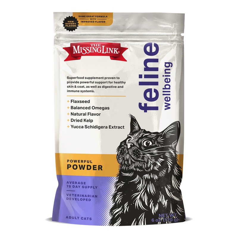 The Missing Link Superfood Powders Feline Wellbeing Supplement 6oz Bag