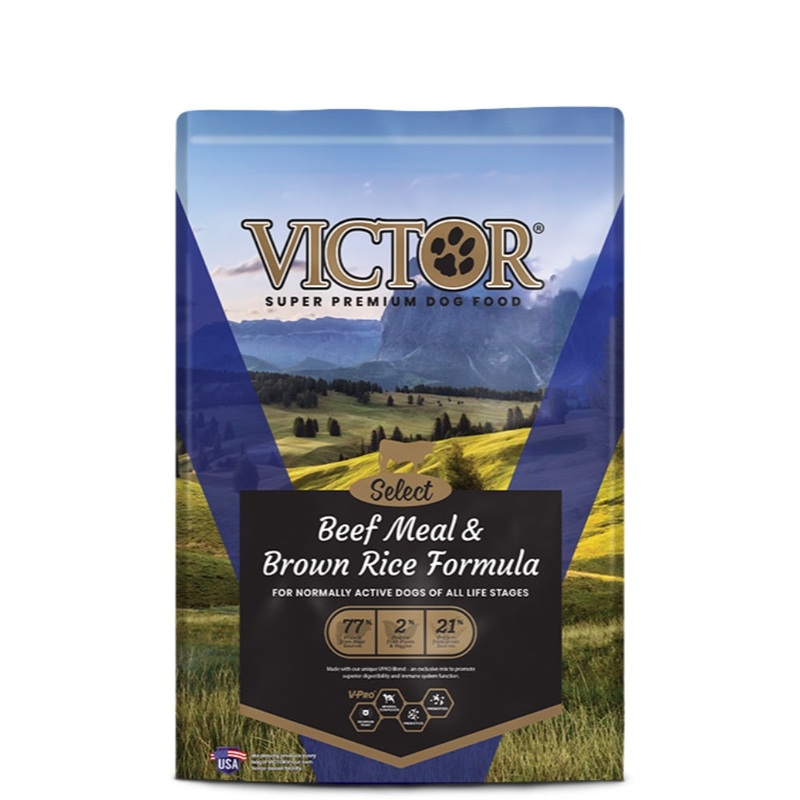 Victor Beef Meal & Brown Rice Formula 40Lbs