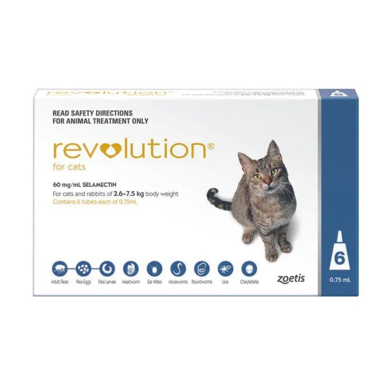 Revolution Blue for Cats 2.6-7.5kg