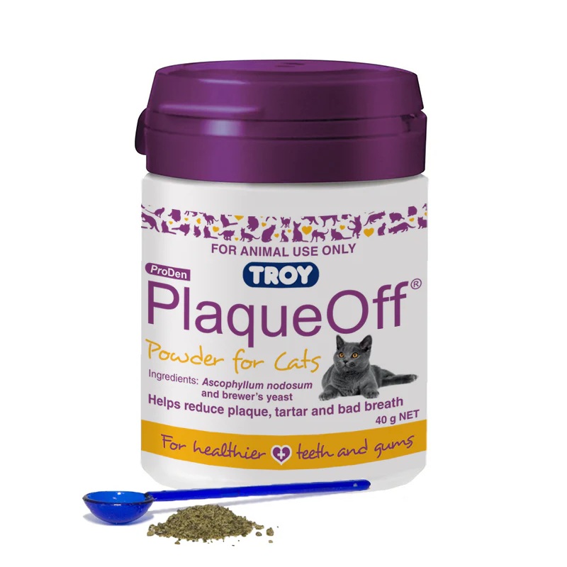 TROY PLAQUEOFF FOR CATS 40G