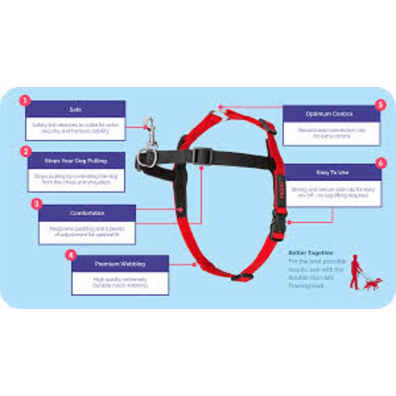 Halti Front Control Harness|Small|Medium|Large