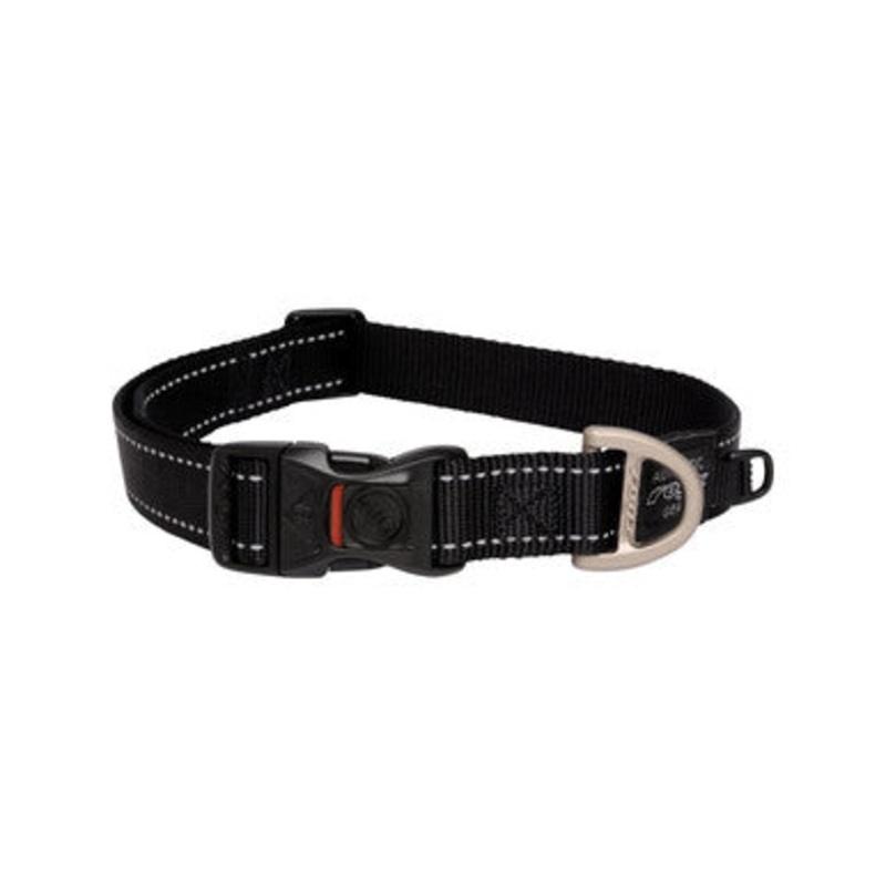 Rogz Utility Classic Collar|Small|Medium|Large|Extra Large|Black|Blue|Green|Orange|Pink|Purple|Red|Turquoise