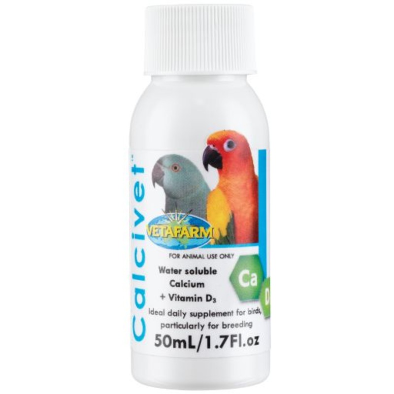 Vetafarm Calcivet for Birds|50mL|100mL|250ml|500ml|1L|5L