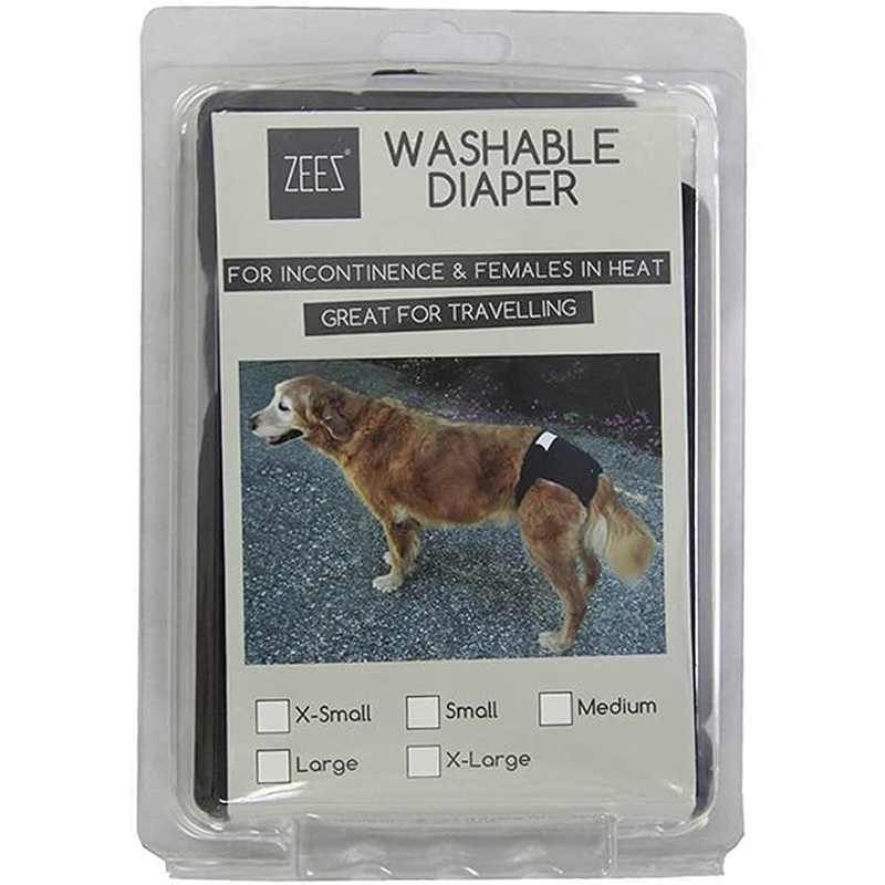 ZEEZ Washable Diaper|X-Small|Small|Medium|Large|X-Large