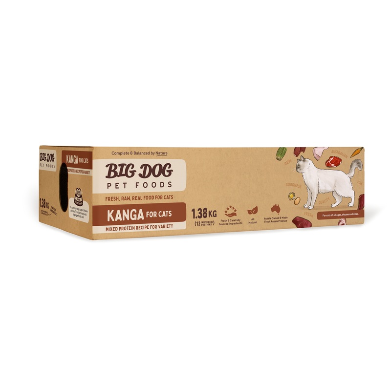 Big Dog Pet Foods for Cats Raw Diet Kangaroo (PICK UP IN STORE ONLY)