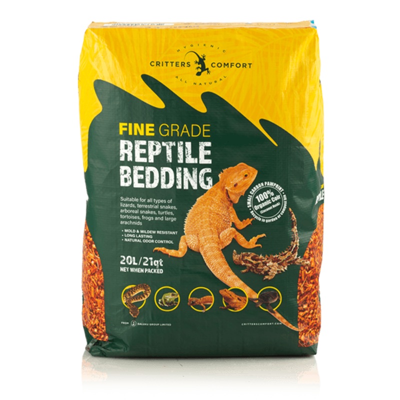 Critter Comfort Reptile Bedding Fine 20L