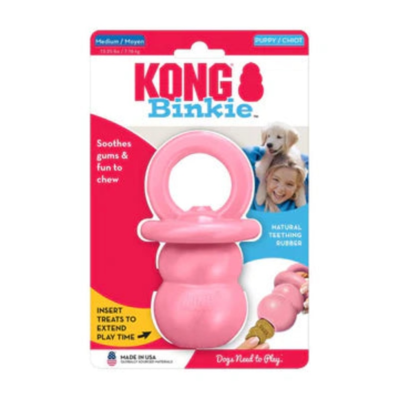 Kong Binkie Puppy Toy|Small|Medium|Pink|Blue