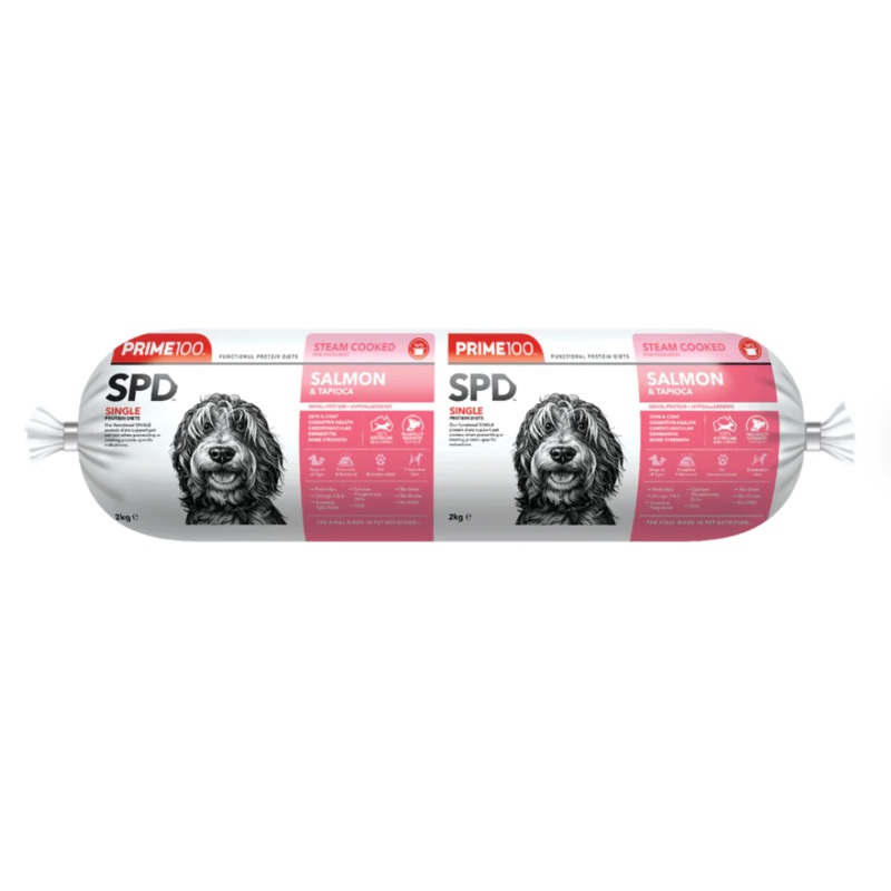 Prime100 SPD Fresh Roll Salmon & Tapioca 2kg (PICK UP IN STORE ONLY)