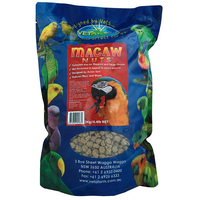 Vetafarm Macaw Nuts|2kg|10kg|2kg|10kg