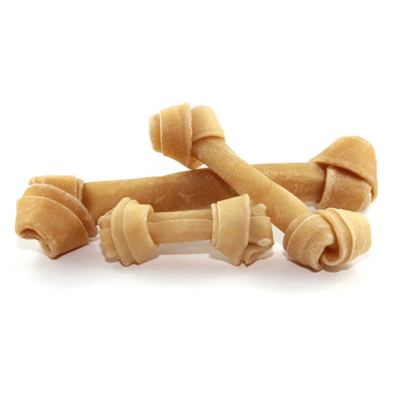 Bono Fido Knot Bones Rawhide|4 inch 20pk|6 inch 20pk|8 inch 10pk