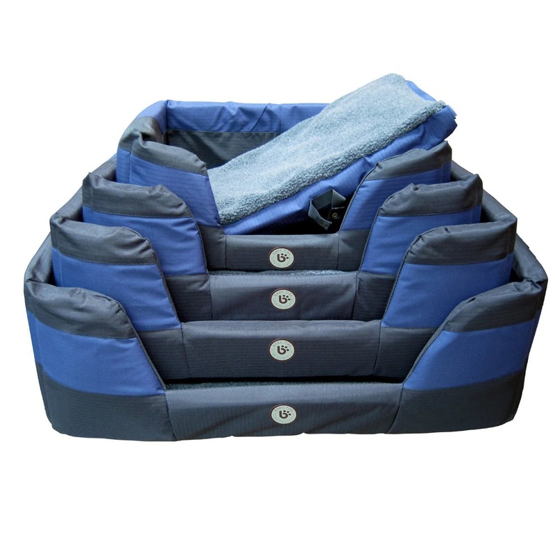 Bono Fido Staydry Basket Blue|60x42x23cm|70x52x25cm|80x62x28cm|91x72x30cm