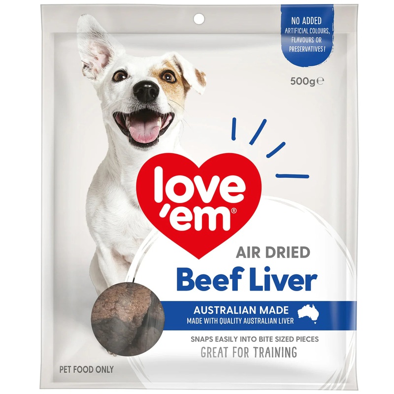 Love Em Beef Liver|90g|200g|500g