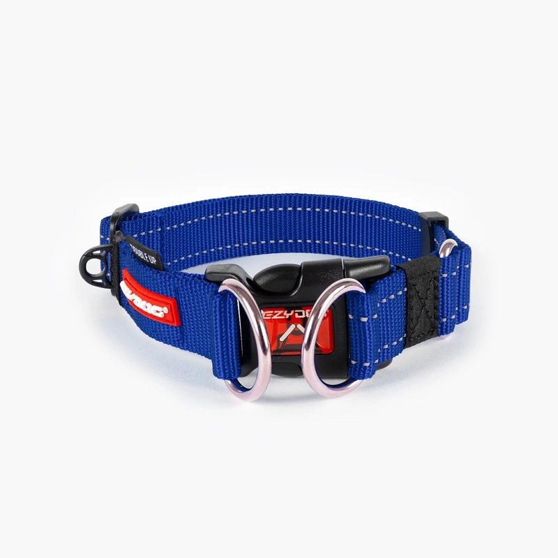 Ezydog Double Up Collars Blue|small 22-29cm|medium 29-40cm|large 39-59cm|xlarge 47-71cm