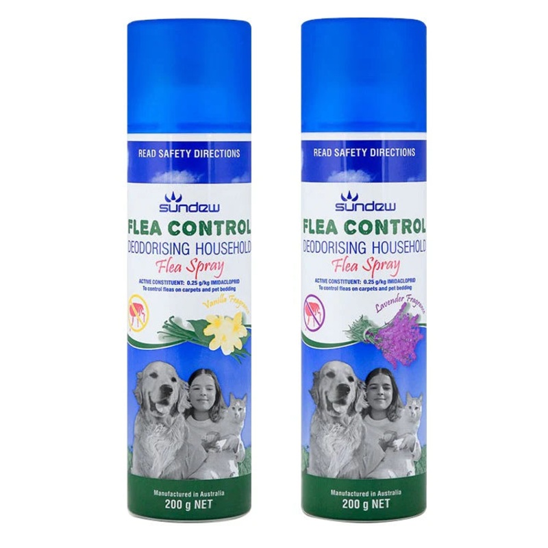 Sundew Flea Control Spray|lavender 200g|vanilla 200g