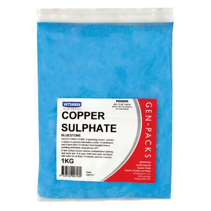 VETSENSE GEN-PACK COPPER SULPHATE