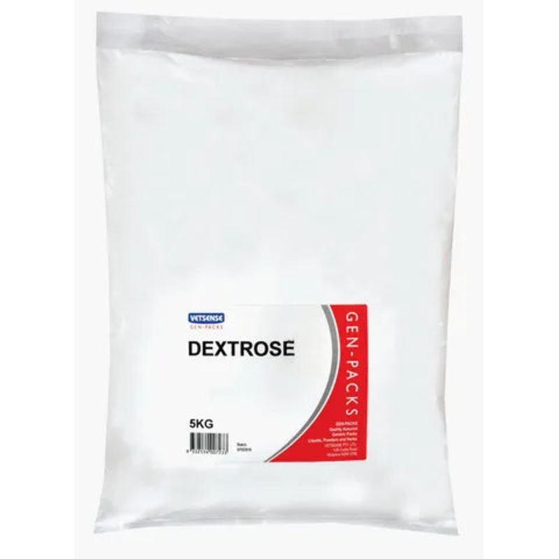 VETSENSE GEN-PACK DEXTROSE 5KG