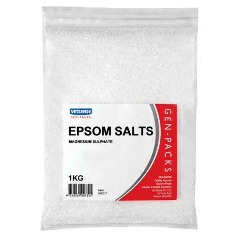 VETSENSE GEN-PACK EPSOM SALTS|1kg|5kg