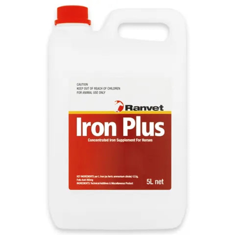 RANVET IRON PLUS W FOLIC ACID|5L|20L