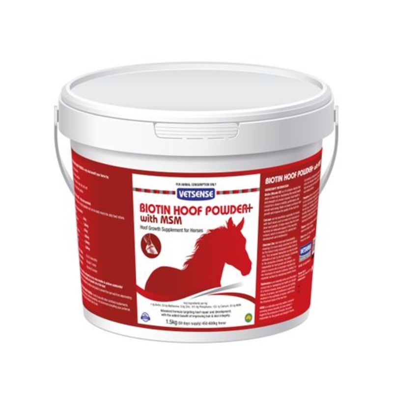 VETSENSE BIOTIN HOOF POWDER WITH MSM 1.5KG