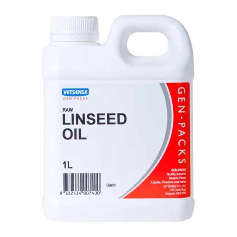 VETSENSE GEN-PACK LINSEED OIL|1L|5L|20L