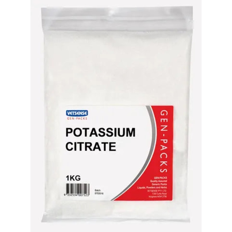 VETSENSE GEN-PACK POTASSIUM CITRATE